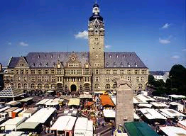 Martplatz und Marktteilnehmer